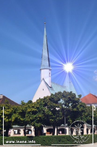 Gnadenkapelle Altötting mit Lichterscheinung